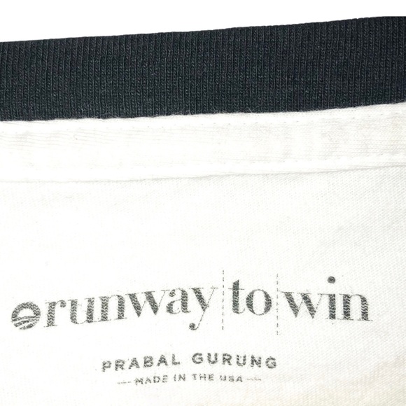 Runway to Win Prabal Gurung Vogue Obama ReElection Collectors Graphic Ringer Tee - Picture 6 of 9